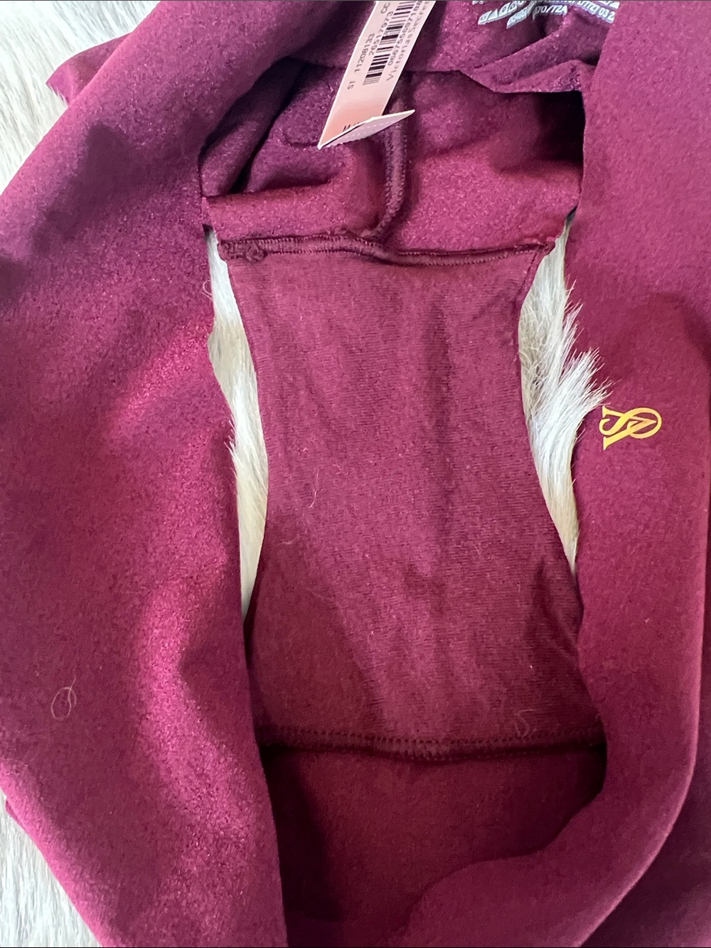 Victoria's Secret Seamless Hipster Panty - Wine with Gold Logo - Picture 4 of 6